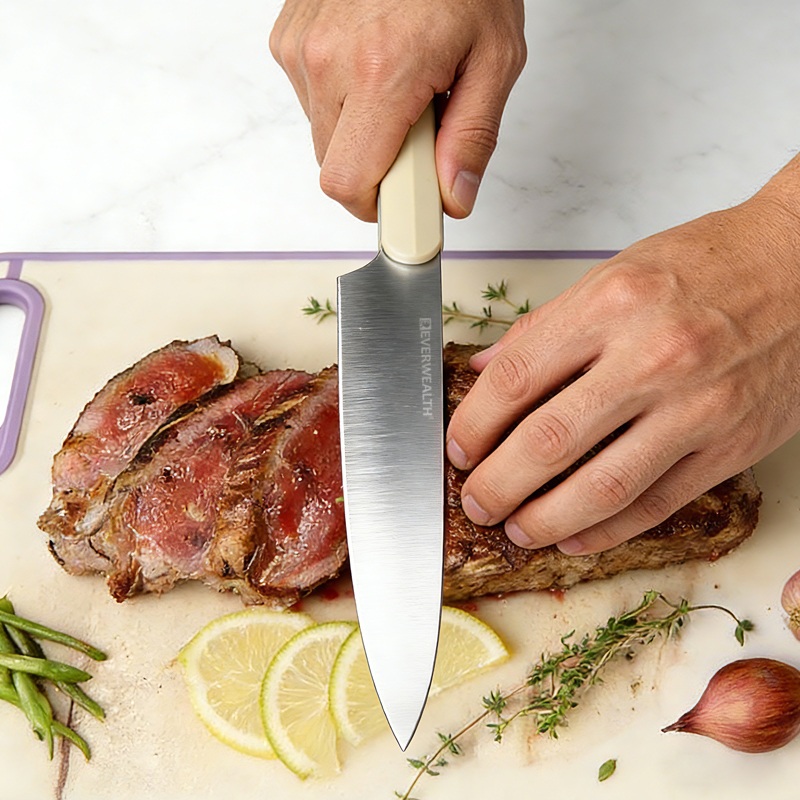 2Pcs Knife Set High Quality Stainless steel Blade With Cutting board - P069