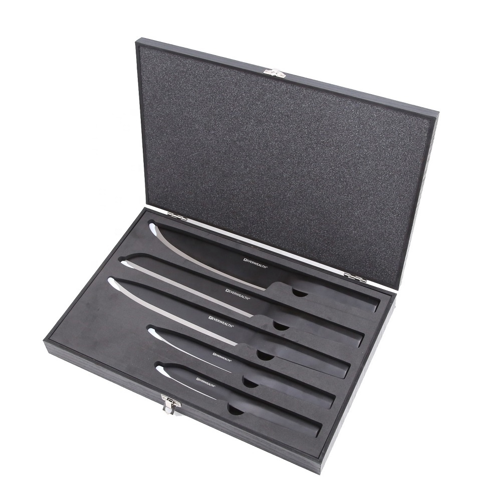 Black Oxide Vegetable Meat 8 Inch Kitchen Knife Carving Sets - S018-S