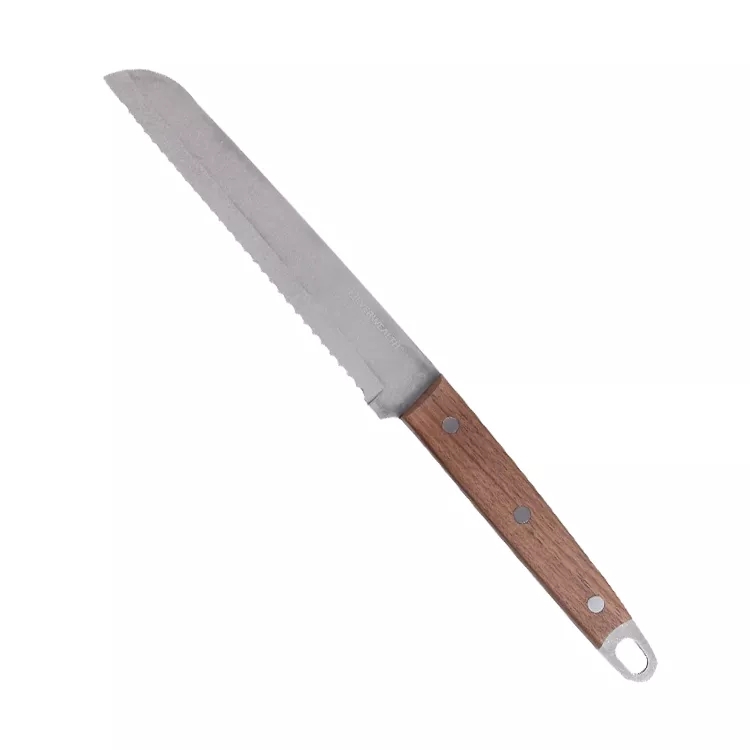 8 Inch Wood Handle Stainless Steel Kitchen Knife Cutlery Set - M013