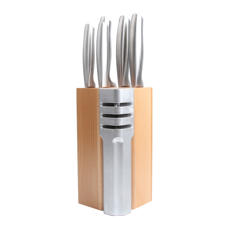 6 Pcs Small Size Knife Set Kitchen Knife Set With Wooden Holder - ER-00001