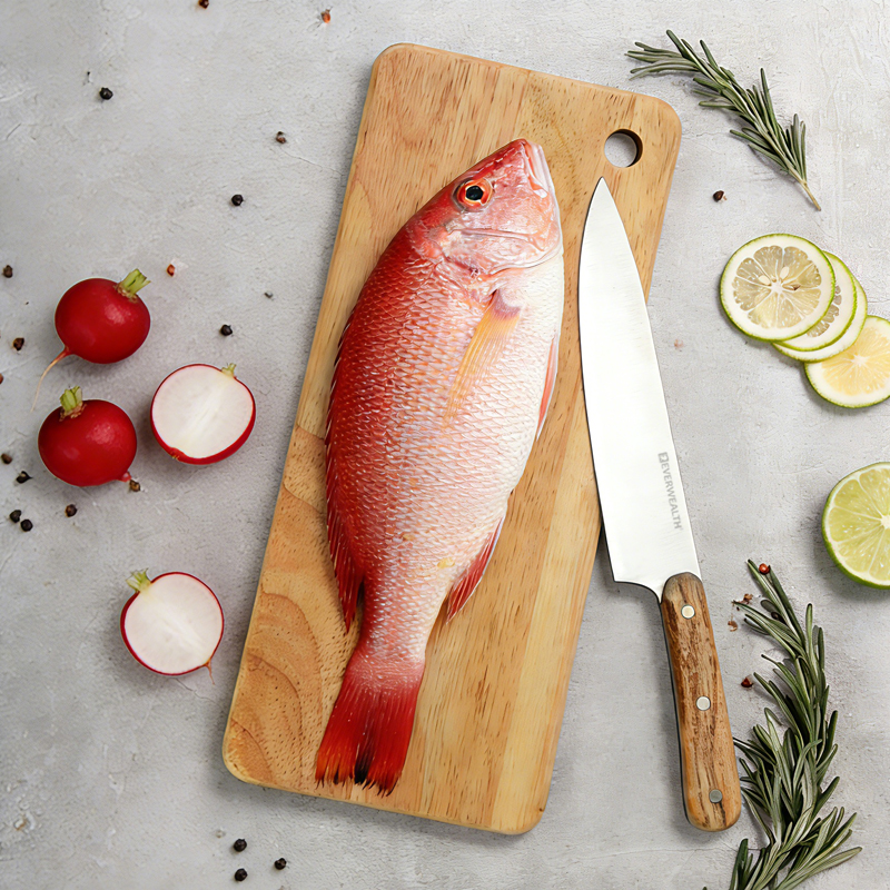 2 Pcs kitchen Knife Set with cutting board- M012